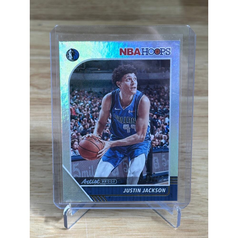 2019-20 NBA Hoops Justin Jackson Artist Proof /25